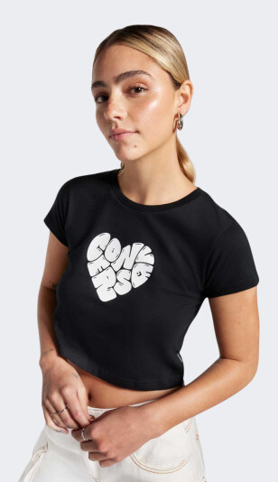 Футболка Converse COLORFUL HEART TEE - 165682, фото 1 - інтернет-магазин MEGASPORT