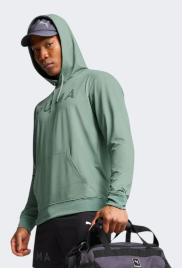 Кофта Puma M CLOUDSPUN BRANDED HOODIE - 170632, фото 1 - интернет-магазин MEGASPORT