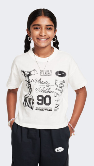 Футболка Nike детская G NSW TEE DANCE - 173463, фото 1 - интернет-магазин MEGASPORT